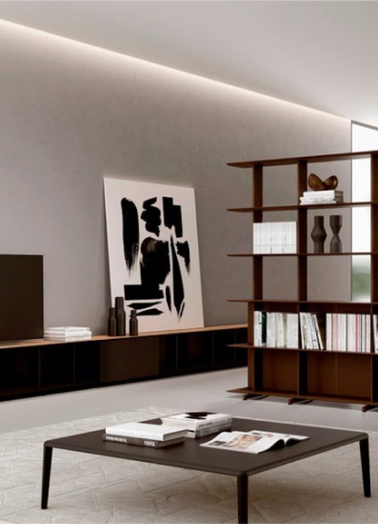 Estantería Croma en salón